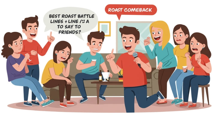 Roast Battle Lines To Say